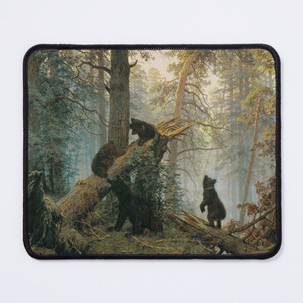 Item preview, Ivan Shishkin's Morning in the Pine-tree Forest designed and sold by mosfunky.