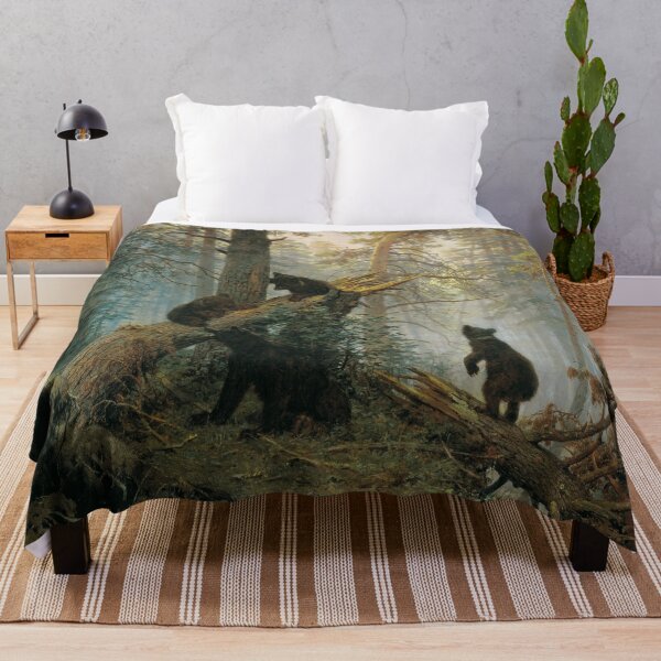Item preview, Ivan Shishkin's Morning in the Pine-tree Forest designed and sold by mosfunky.