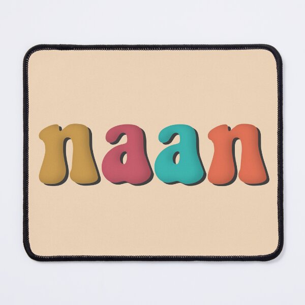 Item preview, Naan Retro Yellow Red Cyan Orange designed and sold by cashewdays.