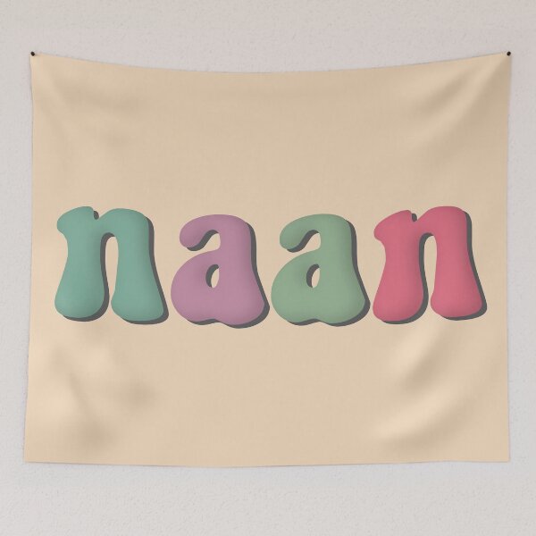 Item preview, Naan Retro Green Purple Red designed and sold by cashewdays.