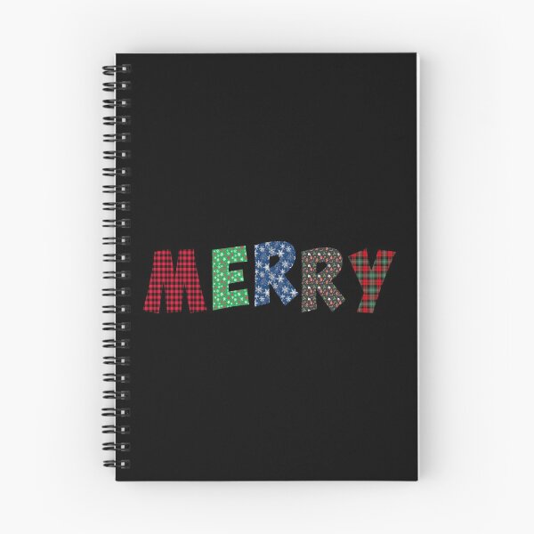 Item preview, Merry Christmas LETTERS Plaid fabric and paper cut up art designed and sold by SYNTASTIC.