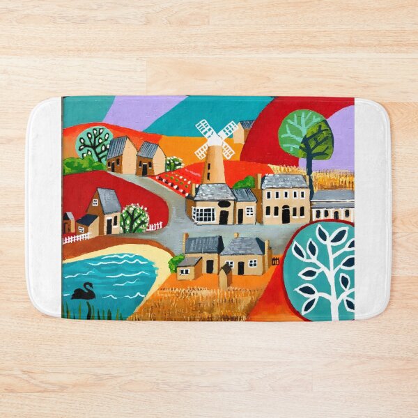 Item preview, Quaint village designed and sold by SueHolmArt.