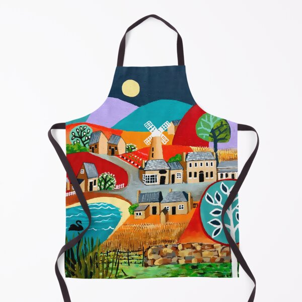 Item preview, Quaint village designed and sold by SueHolmArt.