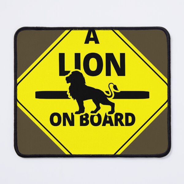 Item preview, A Lion On Board designed and sold by Tatzki-Design.