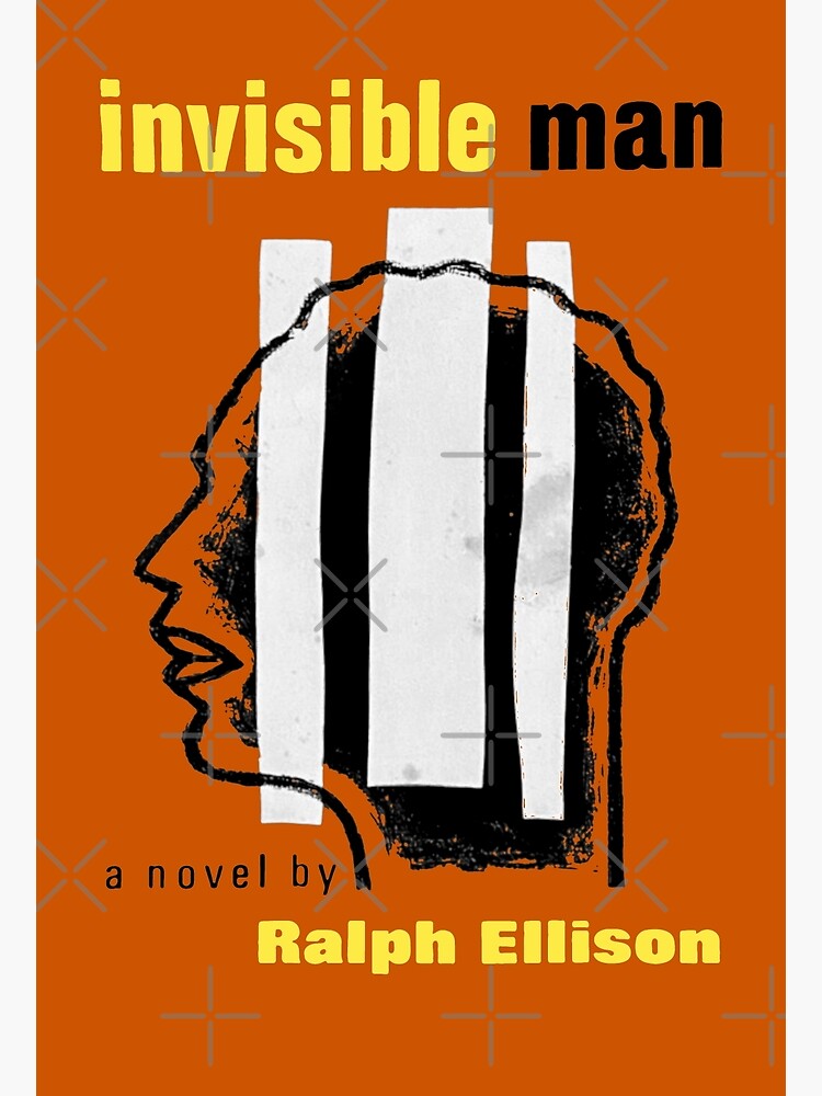 Discover Invisible Man Vintage Book Cover (52) Premium Matte Vertical Poster