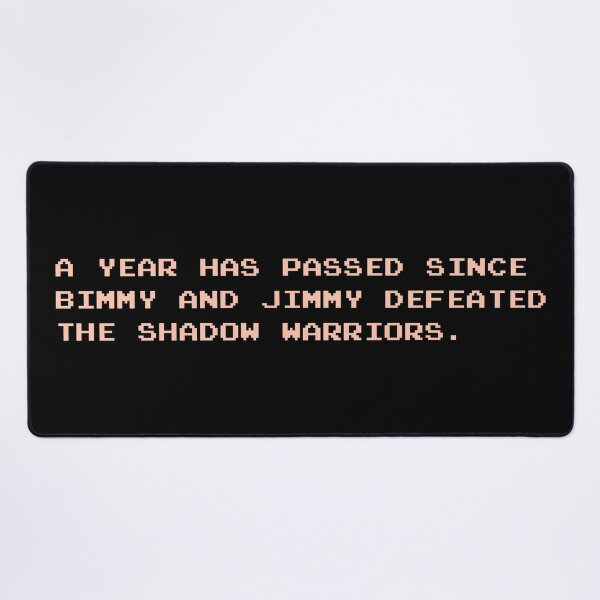 Item preview, A YEAR HAS PASSED SINCE BIMMY AND JIMMY DEFEATED THE SHADOW WARRIORS designed and sold by brodolo.