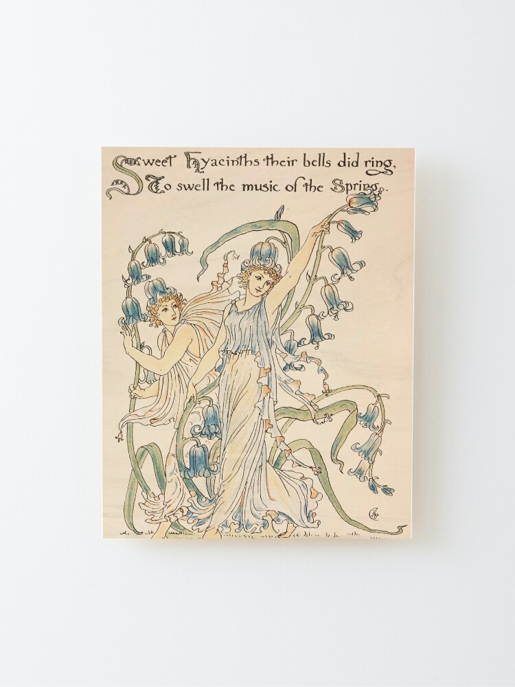 Copy of Walter Crane “ Flora's Feast  Mounted Print for Sale by  Pinkmagenta | Redbubble