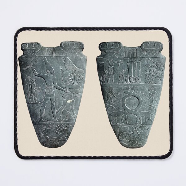 Item preview, Narmer palette (front and back) (on cream) designed and sold by DotorEaon.