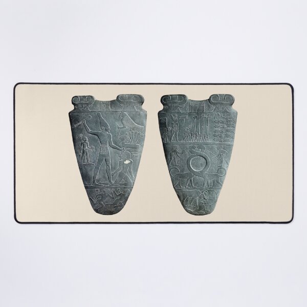 Item preview, Narmer palette (front and back) (on cream) designed and sold by DotorEaon.