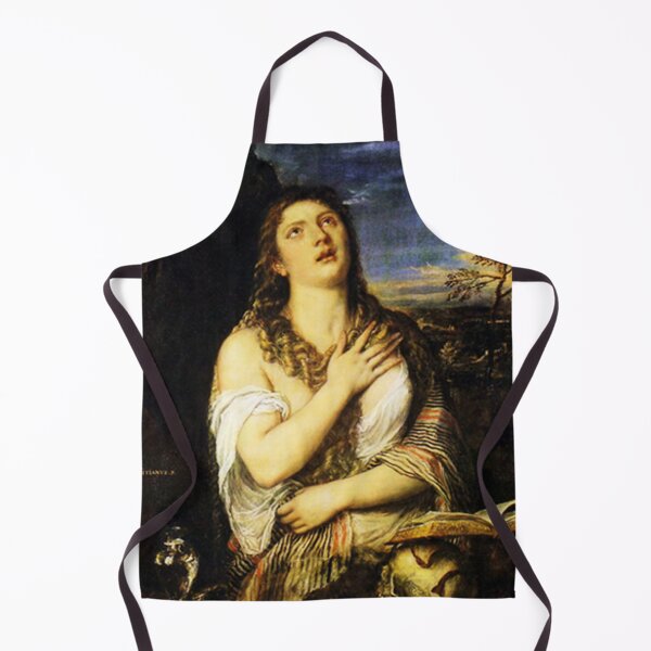 Item preview, the original painting by Titian Vecellio "The Penitent Mary Magdalene" designed and sold by OneginaEvgenia.