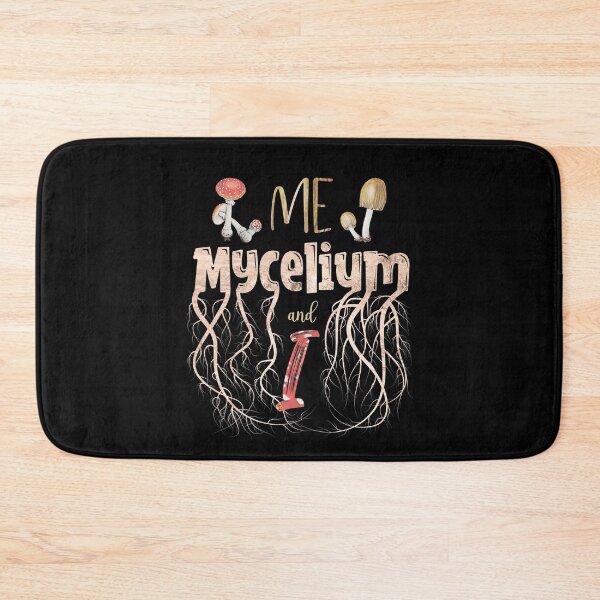 Item preview, Me, Mycelium and I - Introvert Mushroom Hunter Mycologist Pun designed and sold by Karen McFarland.