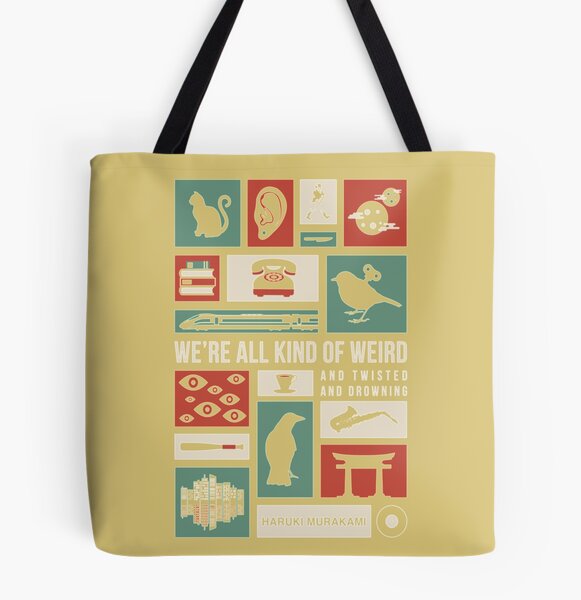 Amor literario: Haruki Murakami Tote Bag by emedementa