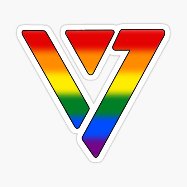 Really small gay pride flag stickers image image