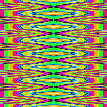 Artwork thumbnail, Psychedelic Test Pattern by design in nature