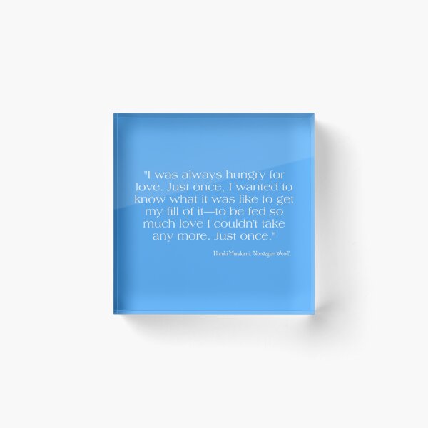 Item preview, Haruki murakami quotes about love    designed and sold by KeelySchmitt.
