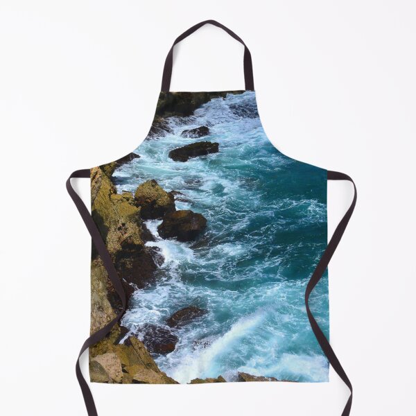 Item preview, Pounding Ocean Surf on Jagged, Rocky Coastline Art Photo designed and sold by DEC02.