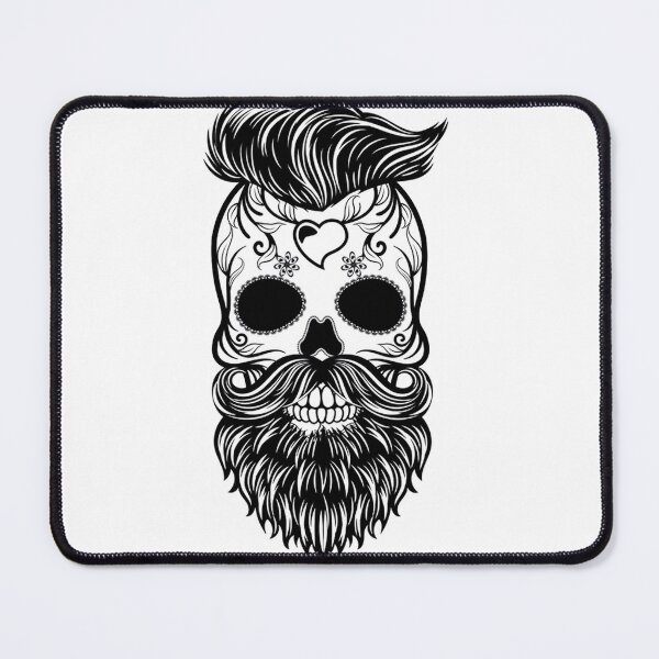 Item preview, funny t-shirts Brutal skull with a beard, stylish T-shirt designed and sold by crazybaks.
