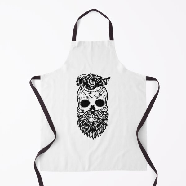 Item preview, funny t-shirts Brutal skull with a beard, stylish T-shirt designed and sold by crazybaks.