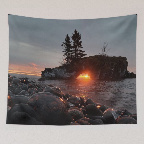 Item preview, Sunrise Hollow Rock, Grand Portage, Minnesota designed and sold by Maddie4Real.