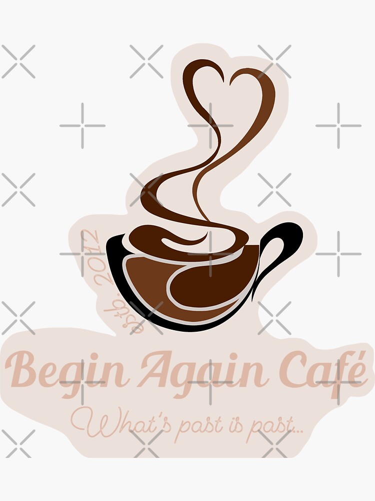 Begin Again Lyrics Taylor Swift - Mint Rose - Sticker