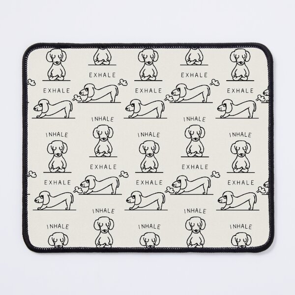 Item preview, Inhale Exhale Dachshund designed and sold by Huebucket.