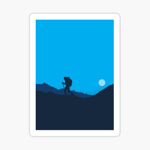 Item preview, HIKING SNOWY MOUNTAINS designed and sold by diego75bcn.