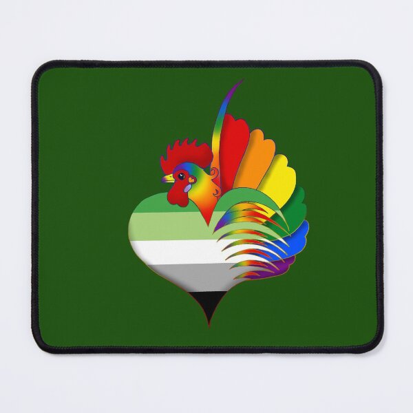 Item preview, Aromantic Pride Serama Heart designed and sold by Kit Ellsworth.