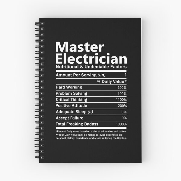 Item preview, Master Electrician T Shirt - Nutritional and Undeniable Factors Gift Item Tee designed and sold by oslandefren.
