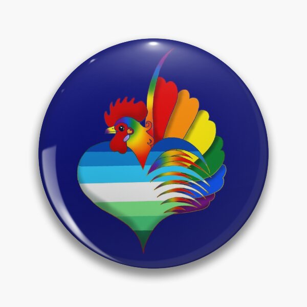 Item preview, MLM Pride Serama Heart designed and sold by Kit Ellsworth.