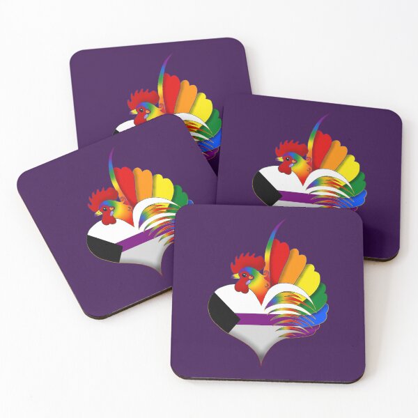 Item preview,  Demisexual Pride Serama Heart designed and sold by Kit Ellsworth.