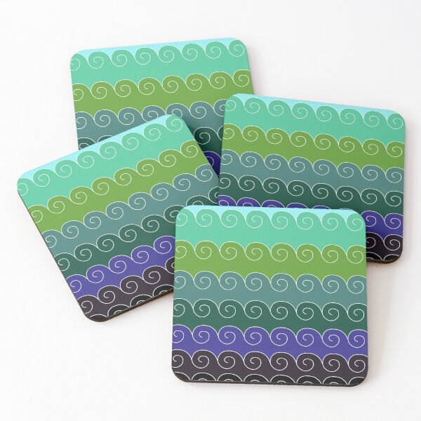 Item preview, Mystical Japanese Wave Pattern Series2 designed and sold by vkdezine.