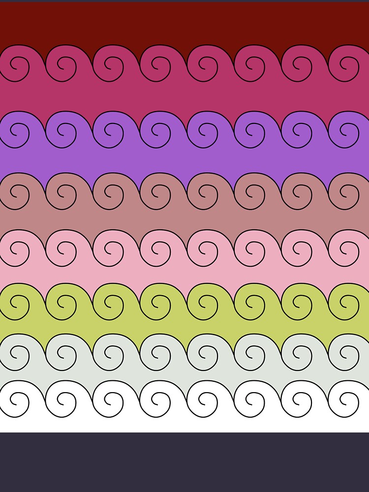Mystical Japanese Wave Pattern Series3 by vkdezine
