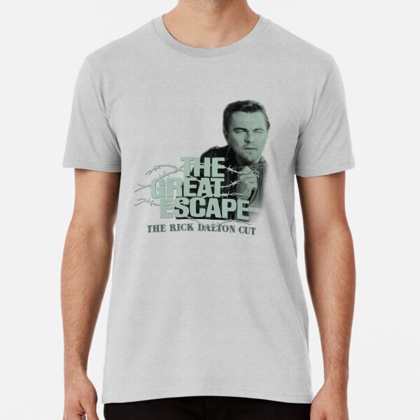 Men's Teeshirt Steve McQueen great Escape Sport White T-Shirt Free UK Delivery 