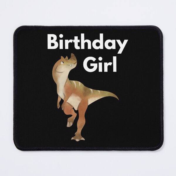 Item preview, Birthday Girl Baby T-Rex Dinosaur, white text designed and sold by JRice66.