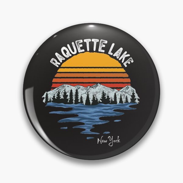 Item preview, Vintage Raquette Lake Sunset Art designed and sold by MrEddie10.