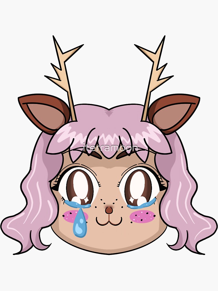 Thumbnail 3 of 3, Sticker, Terra Happy Tear designed and sold by iterramoon.