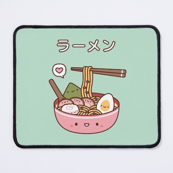 Item preview, Cute Bowl of Ramen and Toppings designed and sold by rustydoodle.