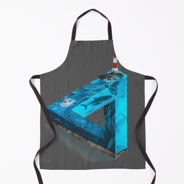 Item preview, Surrealistic Penrose Impossible Triangle-Water World, 3D Nature underwater, Surreal, Surrealist designed and sold by MAEffects.