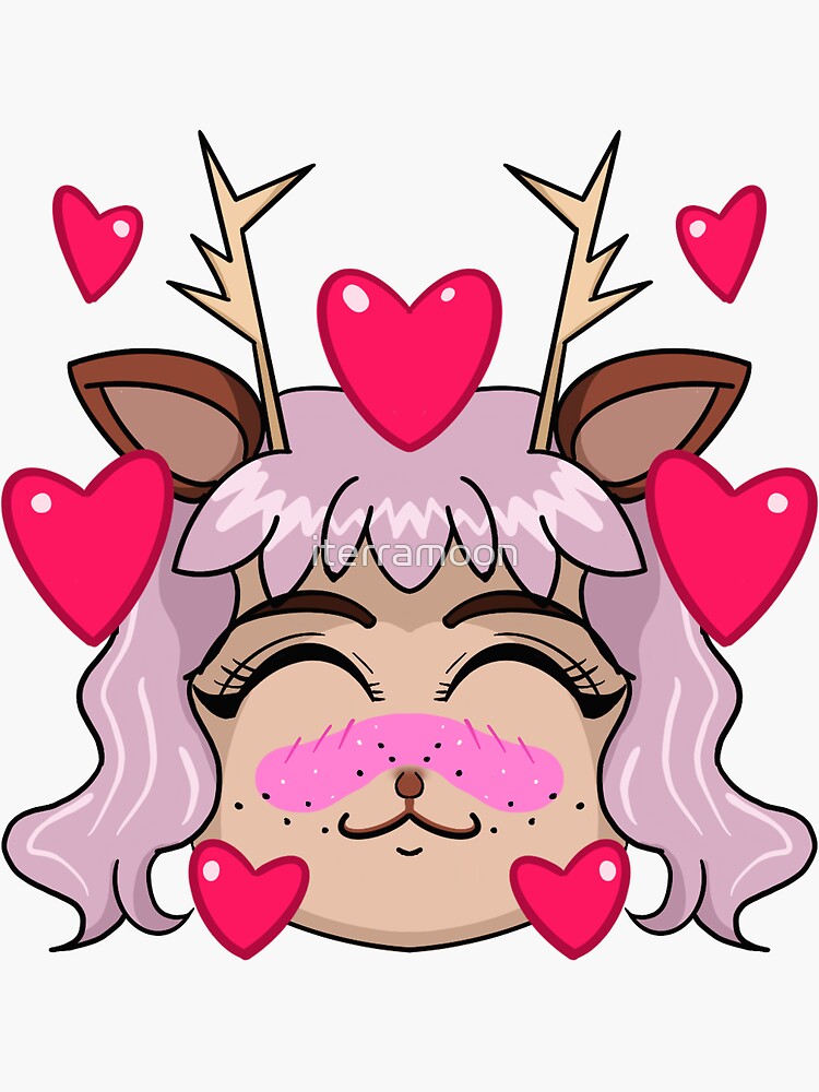 Thumbnail 3 of 3, Sticker, Terra Hearts designed and sold by iterramoon.