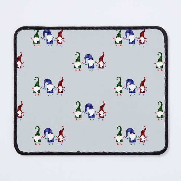 Item preview, Christmas Funny Gnomes Buffalo Plaid designed and sold by SpringMoonPress.