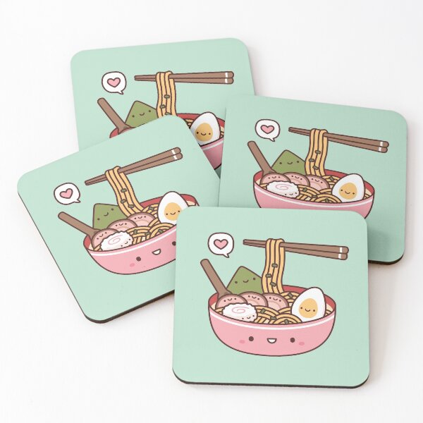 Item preview, Cute Ramen Noodles and Toppings designed and sold by rustydoodle.