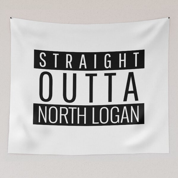 Item preview, Straight Outta North Logan Utah  designed and sold by Teelogic.