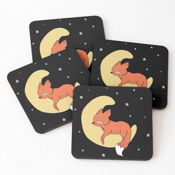Item preview, Sleeping Fox in the moon designed and sold by FashionN5.