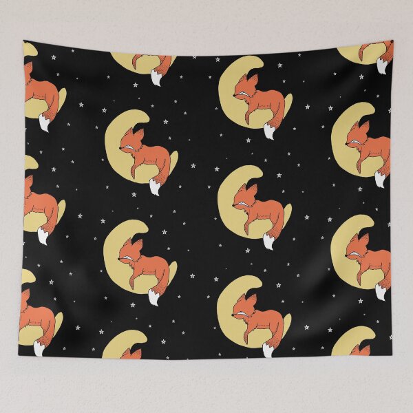 Item preview, Sleeping Fox in the moon designed and sold by FashionN5.