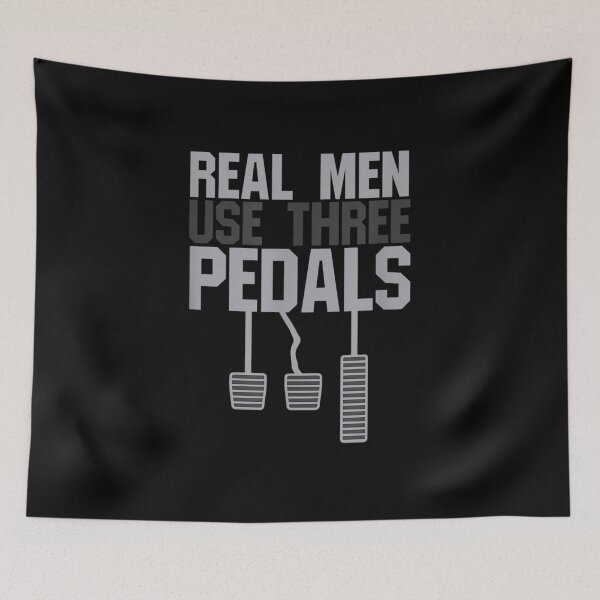 Item preview, Real Men Use Three Pedals Funny Car Guy Gift designed and sold by wi trendshop.