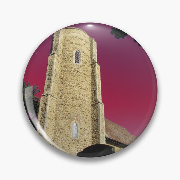 Item preview, All Saints Church, Ramsholt - Magenta Pink designed and sold by wiggyofipswich.