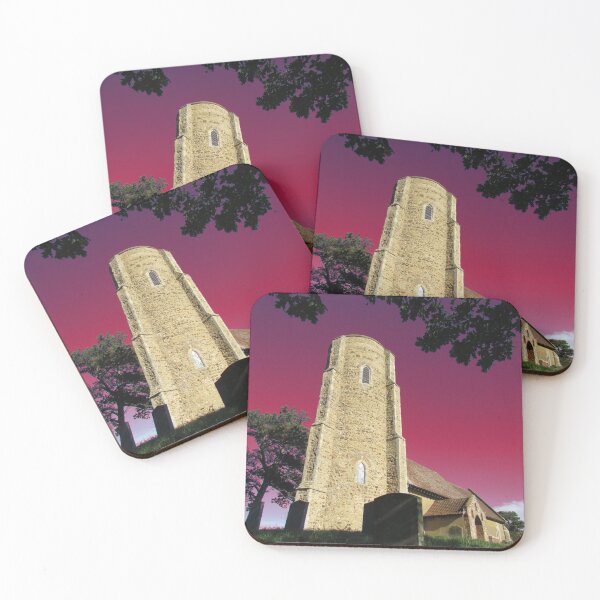 Item preview, All Saints Church, Ramsholt - Magenta Pink designed and sold by wiggyofipswich.
