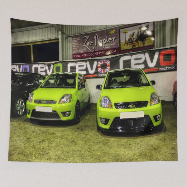 Item preview, Two Green Fiestas HDR designed and sold by Vicki Spindler (VHS Photography).