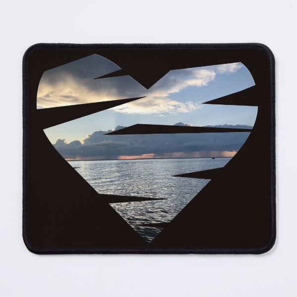 Item preview, Abstract Heart, Stormy Lake designed and sold by AloraDawnEve.