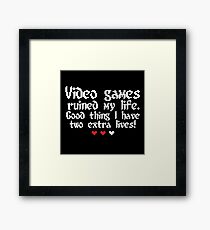 Videogame is my style! Framed Print